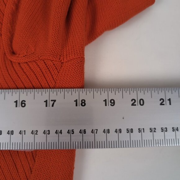 Armani Exchange Men's Red Pullover Sweater Knit Zipper Detail, Small - Picture 8 of 9